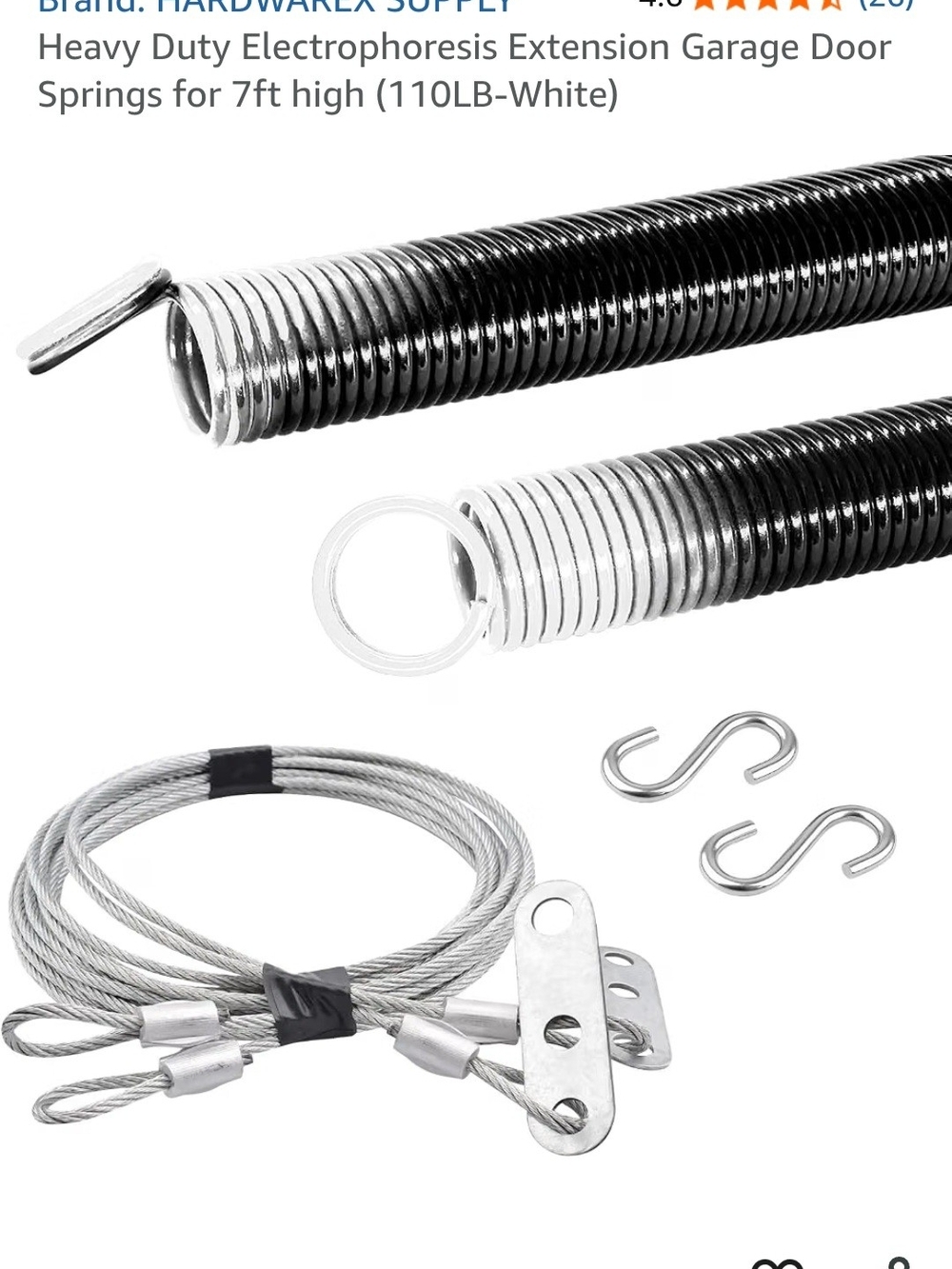 🍁Garage Door Spring Repair Kit